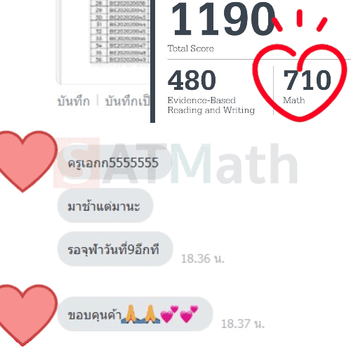 เรียน SAT Math กับครูเอก SATMath.co